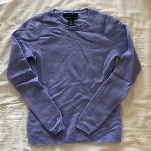 Tahari 100% Cashmere Periwinkle Sweater